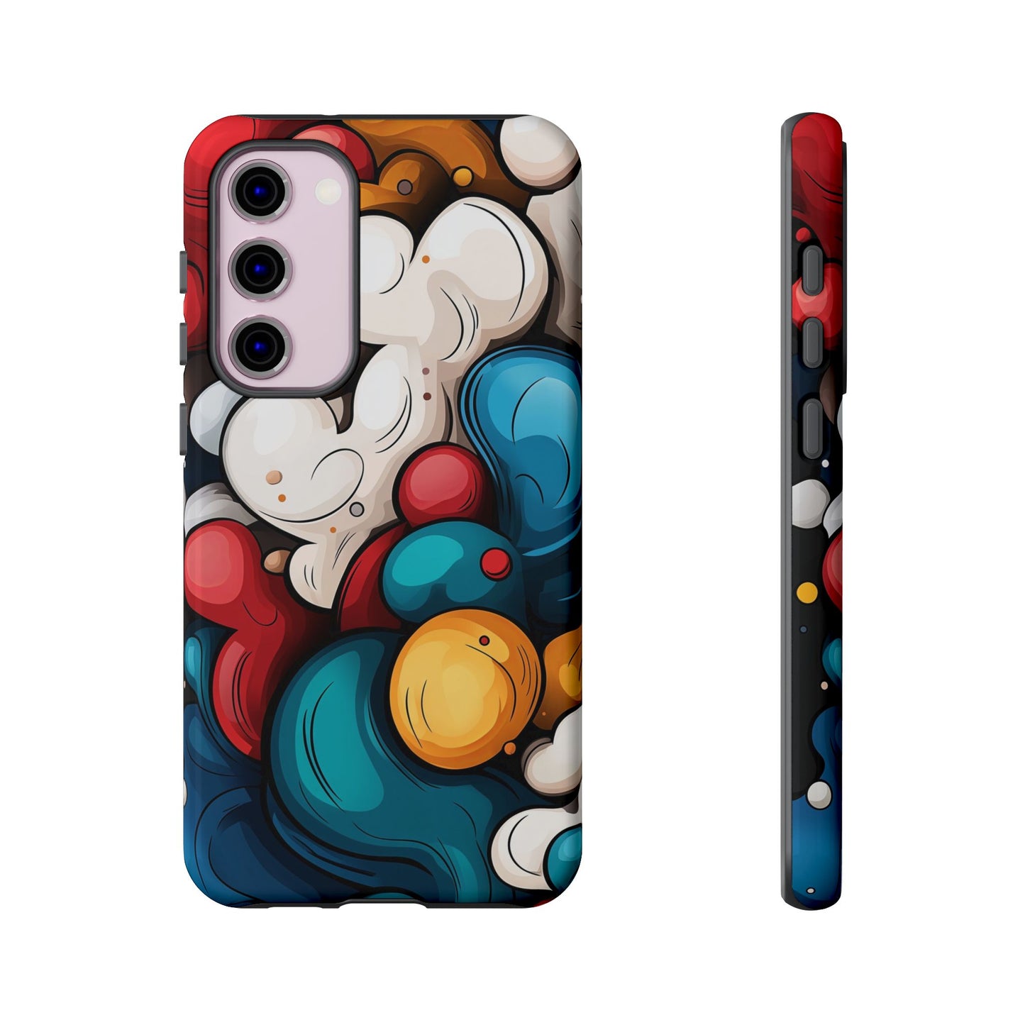 Color Burst – Bold Abstract Bubble Phone Case for iPhone, Samsung & Pixel