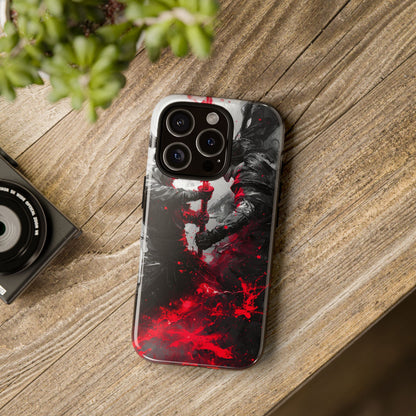 Duel of Fates | Red Energy Samurai Clash Phone Case for iPhone, Samsung & Pixel