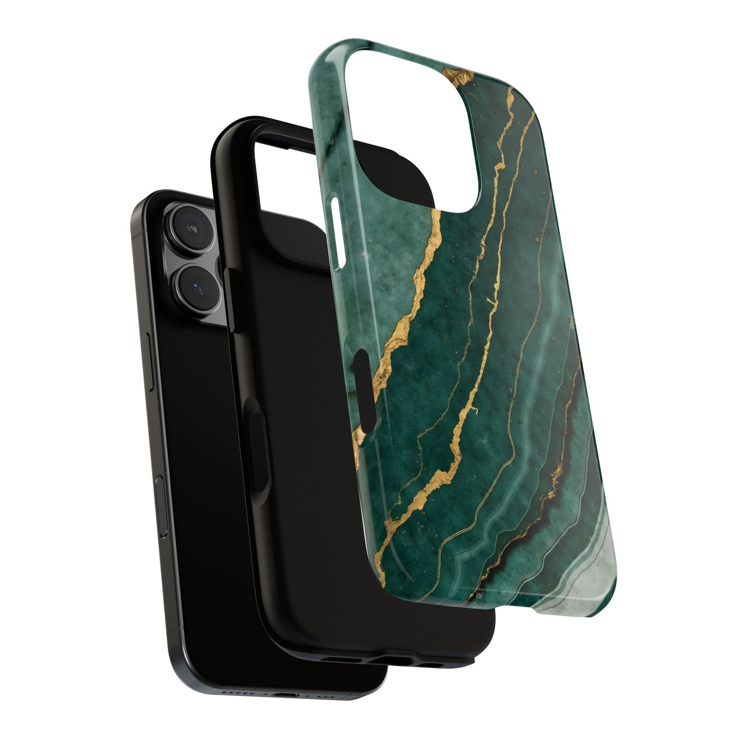 Jade Green Marble Case Design