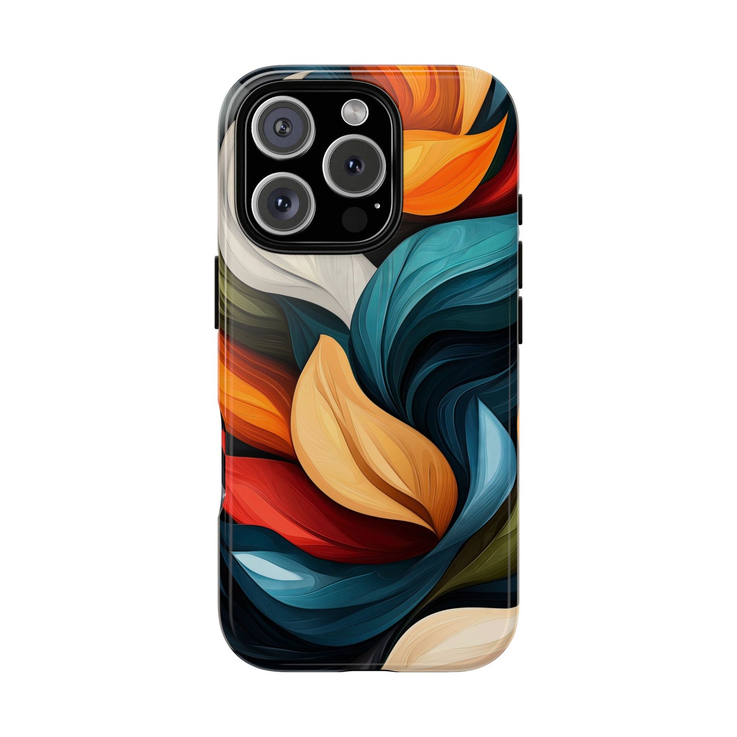 Floral Flow Abstract Phone Case – Nature-Inspired Design for iPhone, Google Pixel & Samsung