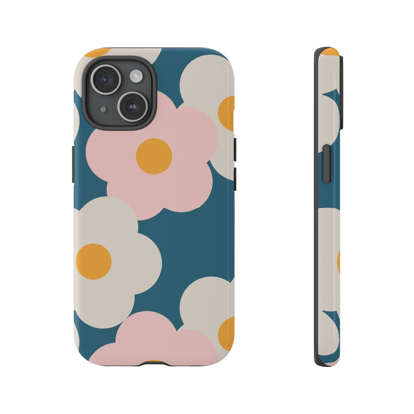 Retro Floral Phone Case – Vintage Aesthetic for iPhone, Samsung & Google Pixel