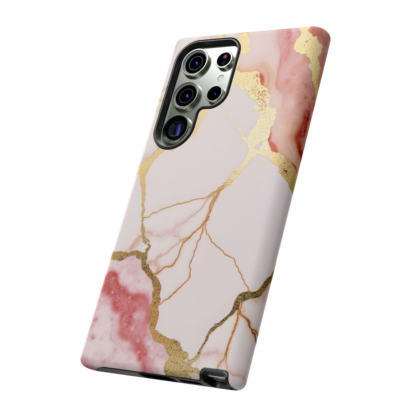 Beautiful Pink Minimal Marble Case Design