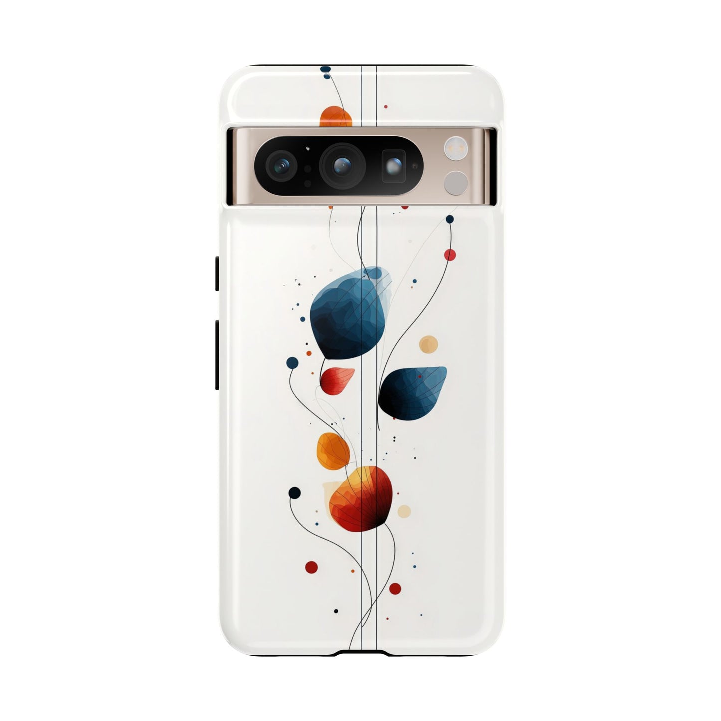 Celestial Dots Abstract Phone Case – Space-Inspired Art for iPhone, Samsung & Pixel