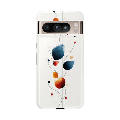 Celestial Dots Abstract Phone Case – Space-Inspired Art for iPhone, Samsung & Pixel