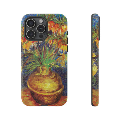 Vincent Van Gogh's Painting Inspired Phone Case - iPhone, Samsung & Google Pixel Cover - Flower Vase Phone Case, Floral Artistic Painting Case, Art Lover Gift