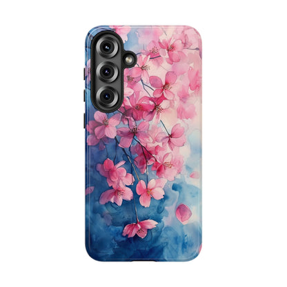Pastel Petal Rain Watercolor Phone Case for iPhone, google Pixel & Samsung