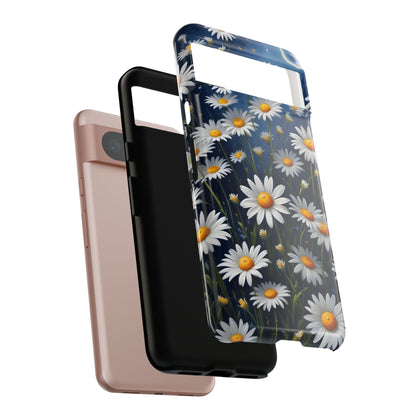 Witchy Daisy Flowers Phone Case Vintage Botanical Cover