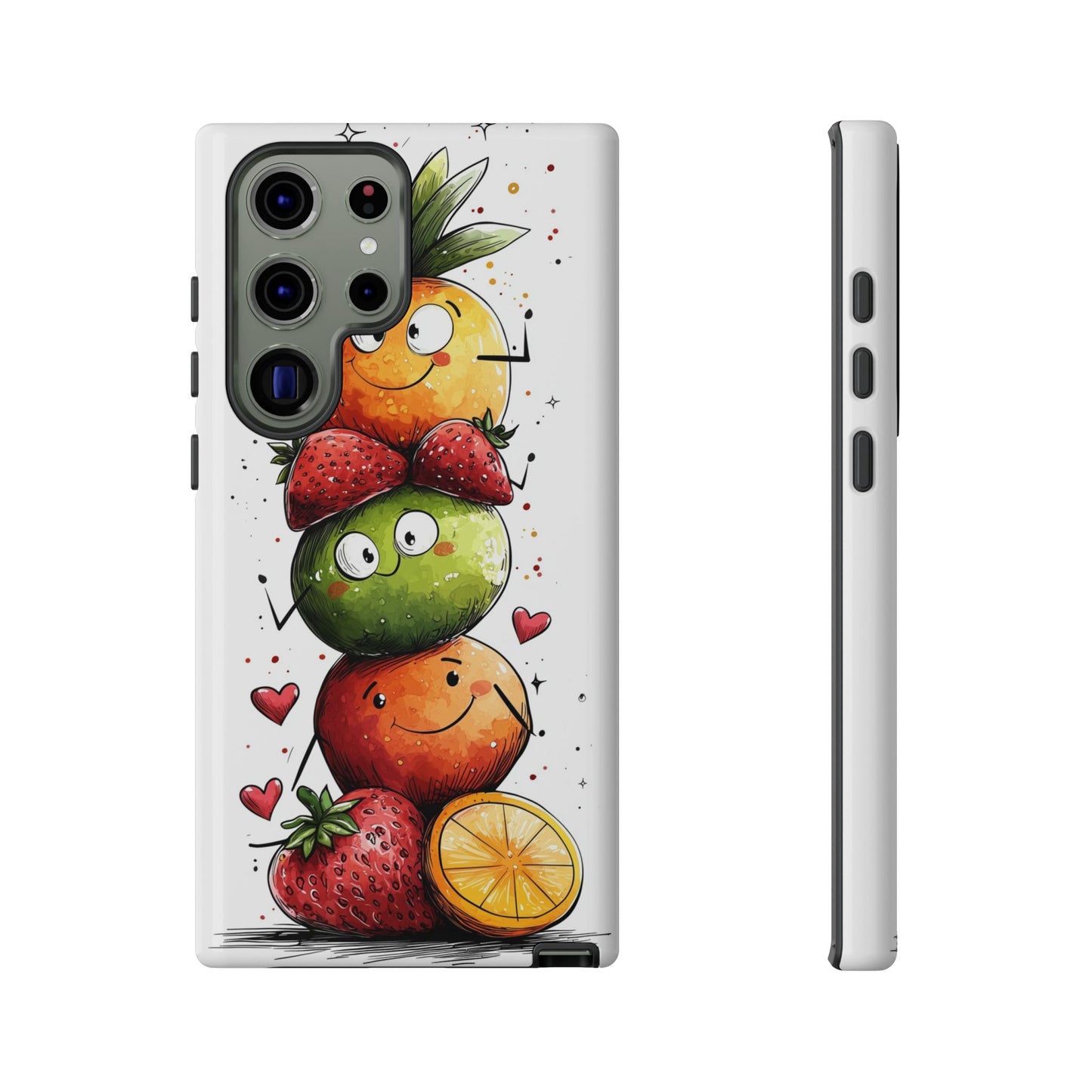 Cute Fruit Stack Phone Case – Fun & Playful Anime Art for iPhone, Google Pixel & Samsung