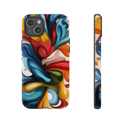 Chromatic Swirl – Abstract Expression Phone Case for iPhone, Samsung & Pixel