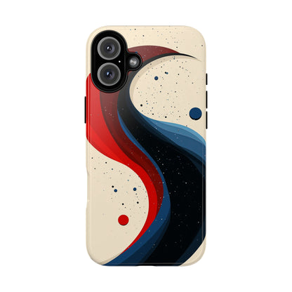 Galactic Drift – Cosmic Wave Abstract Phone Case for iPhone, Samsung & Pixel