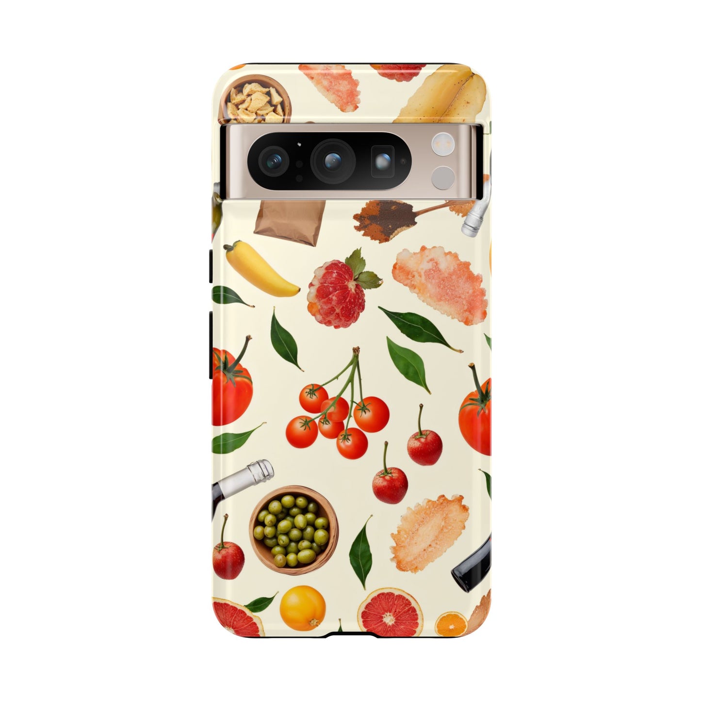 Fresh Fruits & Veggies Pattern Phone Case