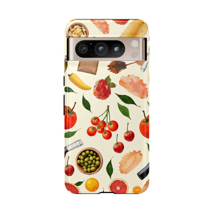 Fresh Fruits & Veggies Pattern Phone Case