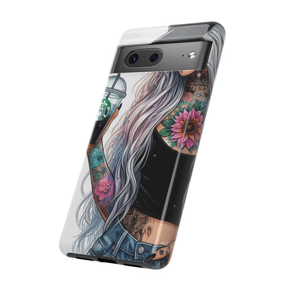 Tattooed Coffee Queen – Edgy Urban Aesthetic Mobile Cover