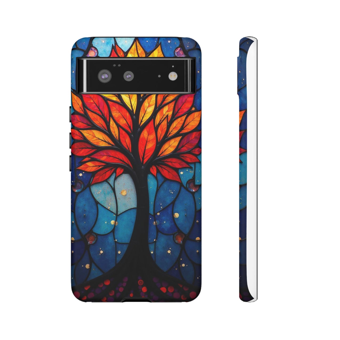 Stained Glass Tree: A Burst of Vibrant Elegance