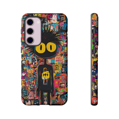 Urban Art iPhone Case – Basquiat Graffiti Style Cover - iPhone, Samsung & Google Pixel Cover - Artistic Painting Case,  Art Lover Gift