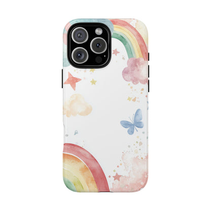 Dreamy Skies & Rainbows Watercolor Phone Case for iPhone, google Pixel & Samsung