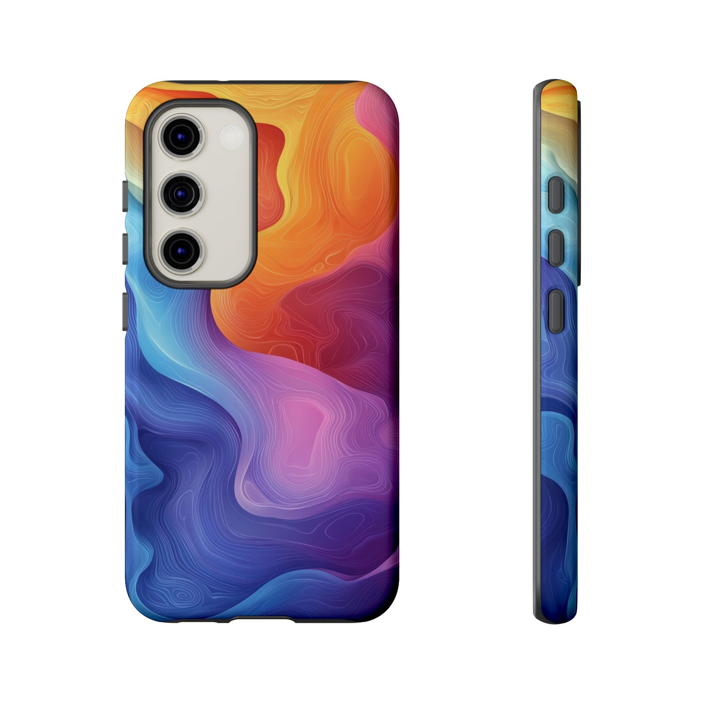 Aurora Flow Watercolor Phone Case for iPhone, google Pixel & Samsung