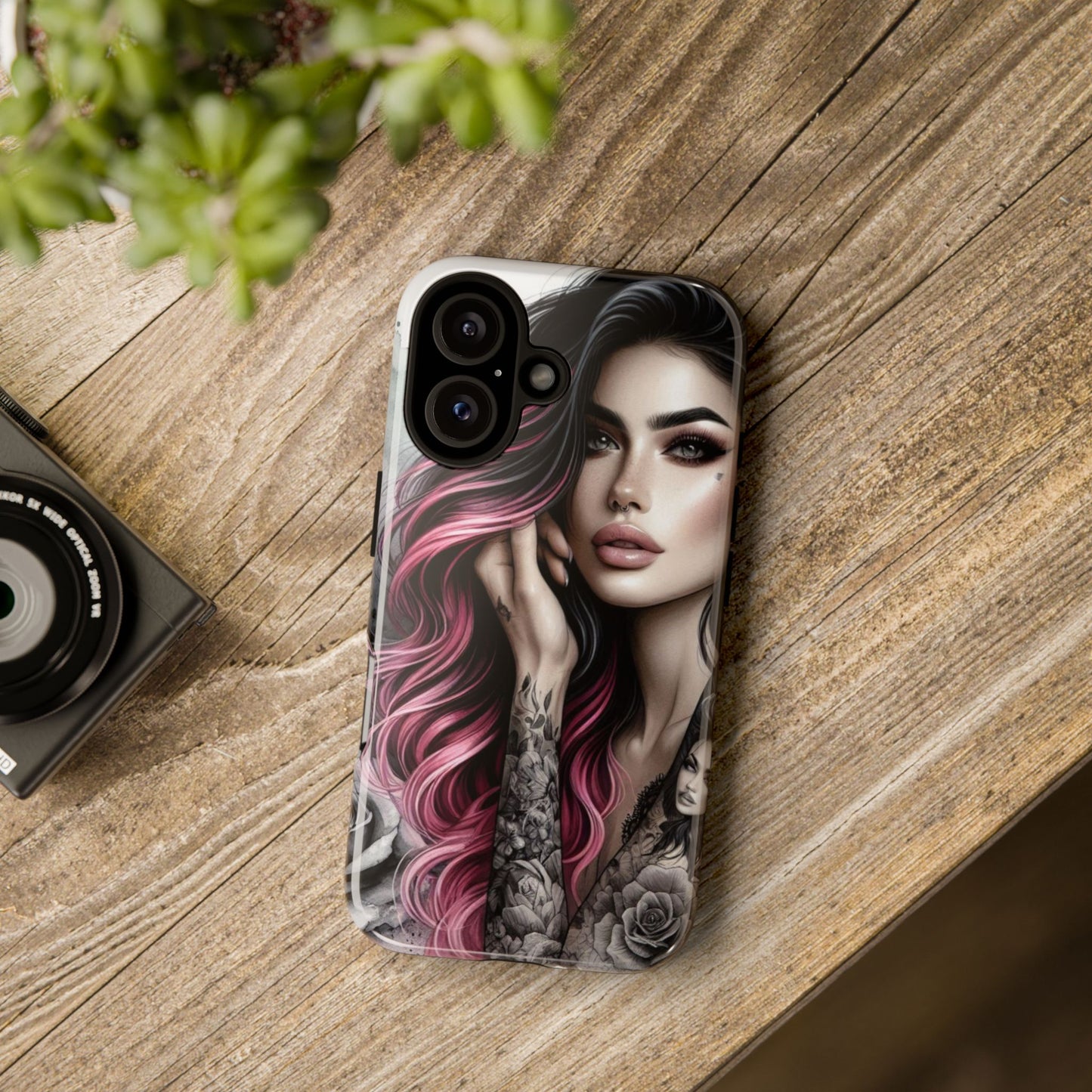 Tattooed Elegance – Gothic Art Mobile Cover