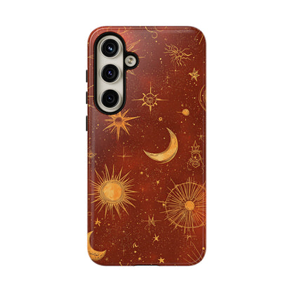 Terracotta Celestial Dreams Boho Phone Case for iPhone, Pixel & Samsung
