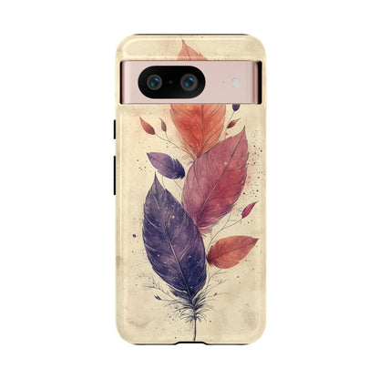 Boho Feather Bloom Phone Case for iPhone, Pixel & Samsung
