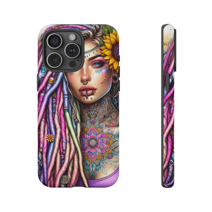 Boho Mandala Goddess – Ethereal Tattoo Art Mobile Cover