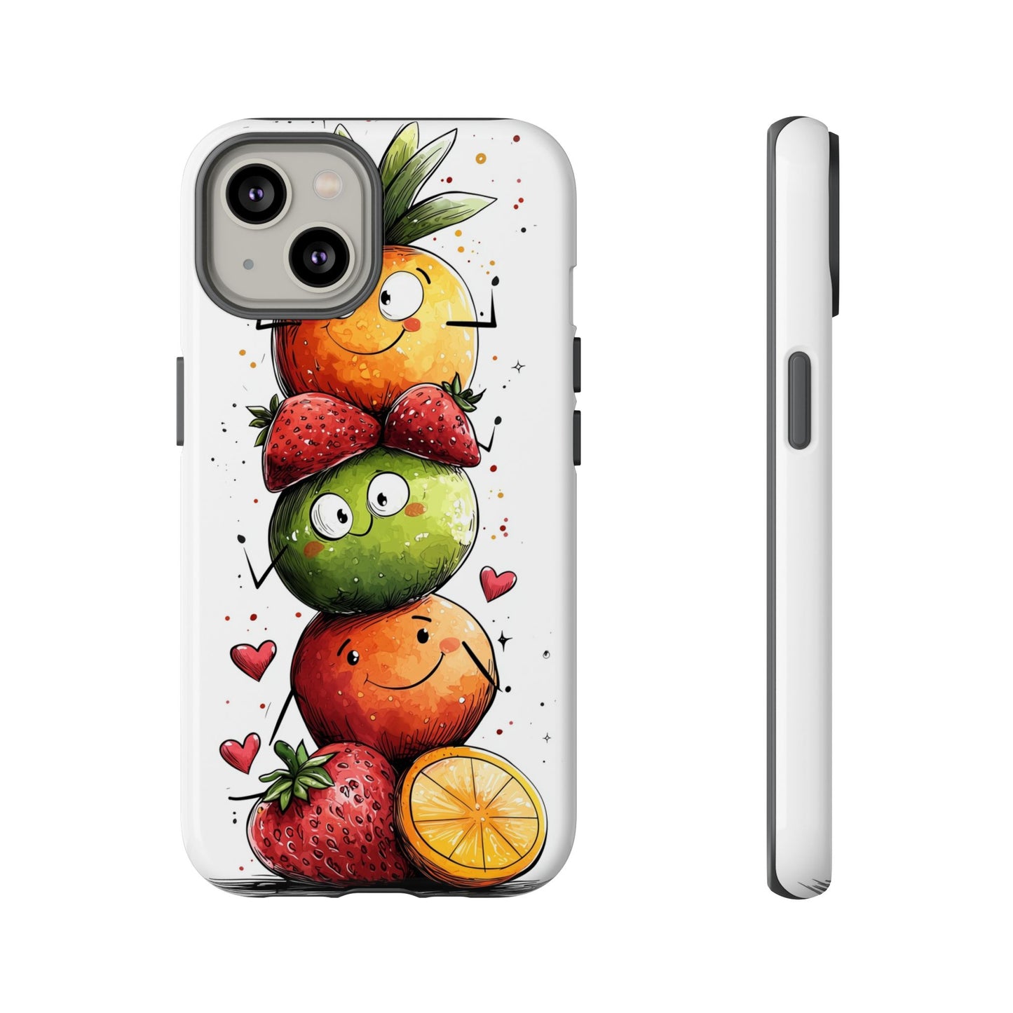 Cute Fruit Stack Phone Case – Fun & Playful Anime Art for iPhone, Google Pixel & Samsung