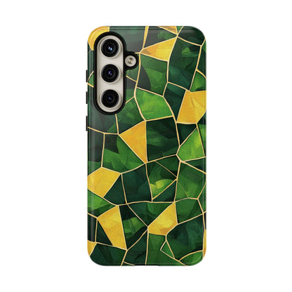 Intricate Turtle Shell Mosaic Phone Case for iPhone, Samsung & Google Pixel