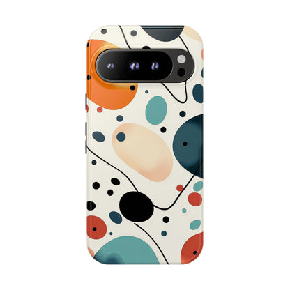 Retro Pop Pebbles – Abstract Vibe Phone Case for iPhone, Samsung & Pixel