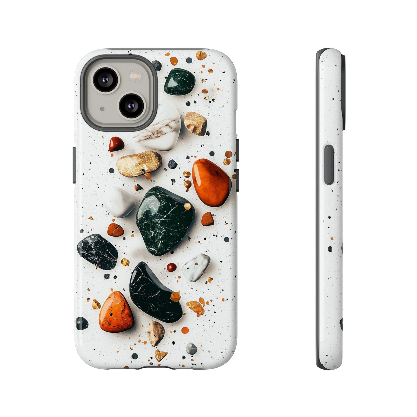 Marble Mosaic Charm – Terrazzo Stone Phone Case for iPhone, google Pixel & Samsung