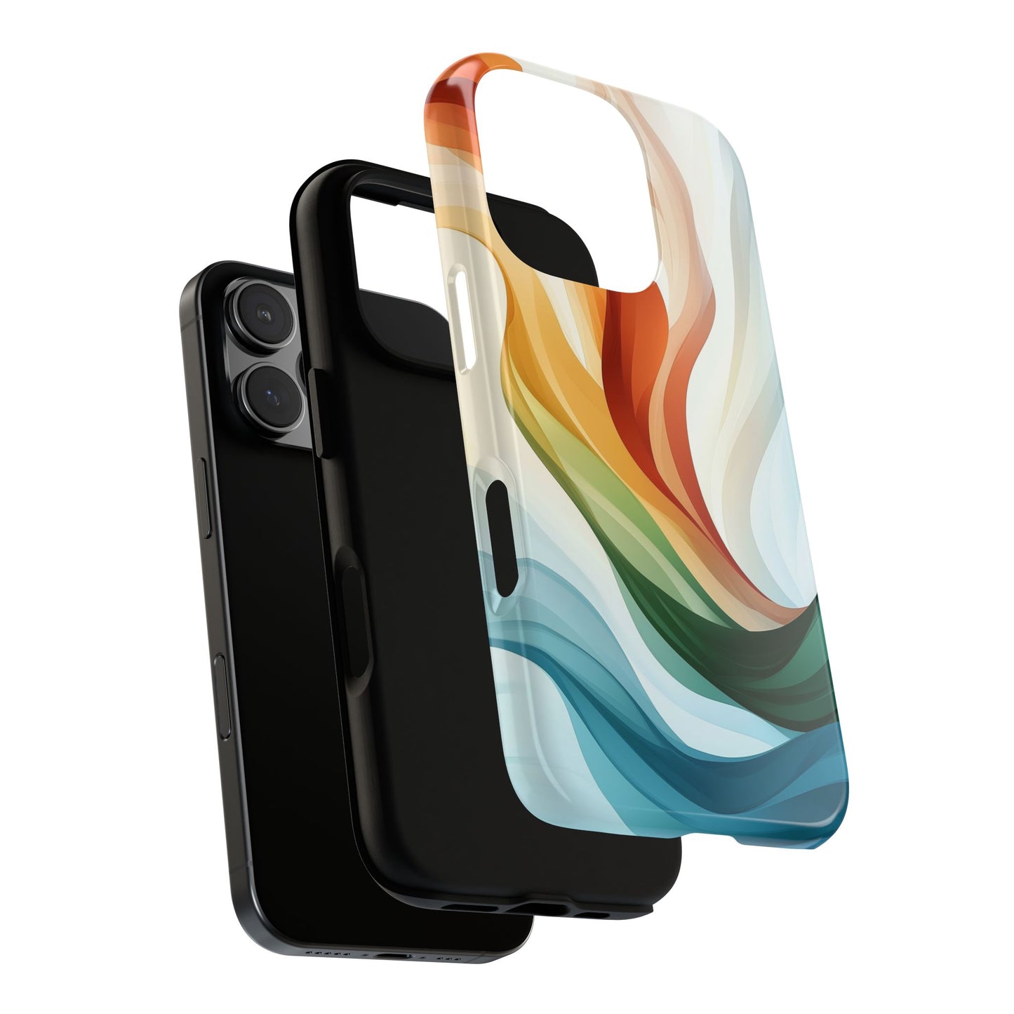 Aurora Stream Watercolor Phone Case for iPhone, google Pixel & Samsung