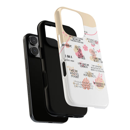 Motivational Quotes Phone Case – iPhone, Samsung & Google Pixel Inspirational Cover
