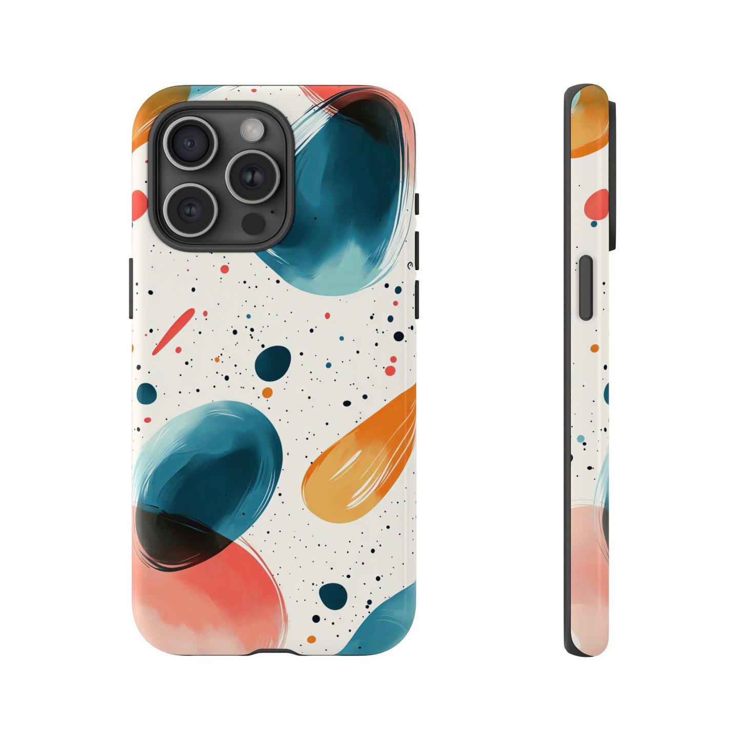Color Swirl Splash – Abstract Art Phone Case for iPhone, Samsung & Pixel