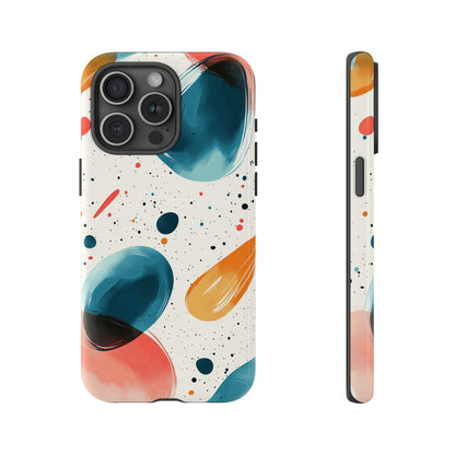 Color Swirl Splash – Abstract Art Phone Case for iPhone, Samsung & Pixel