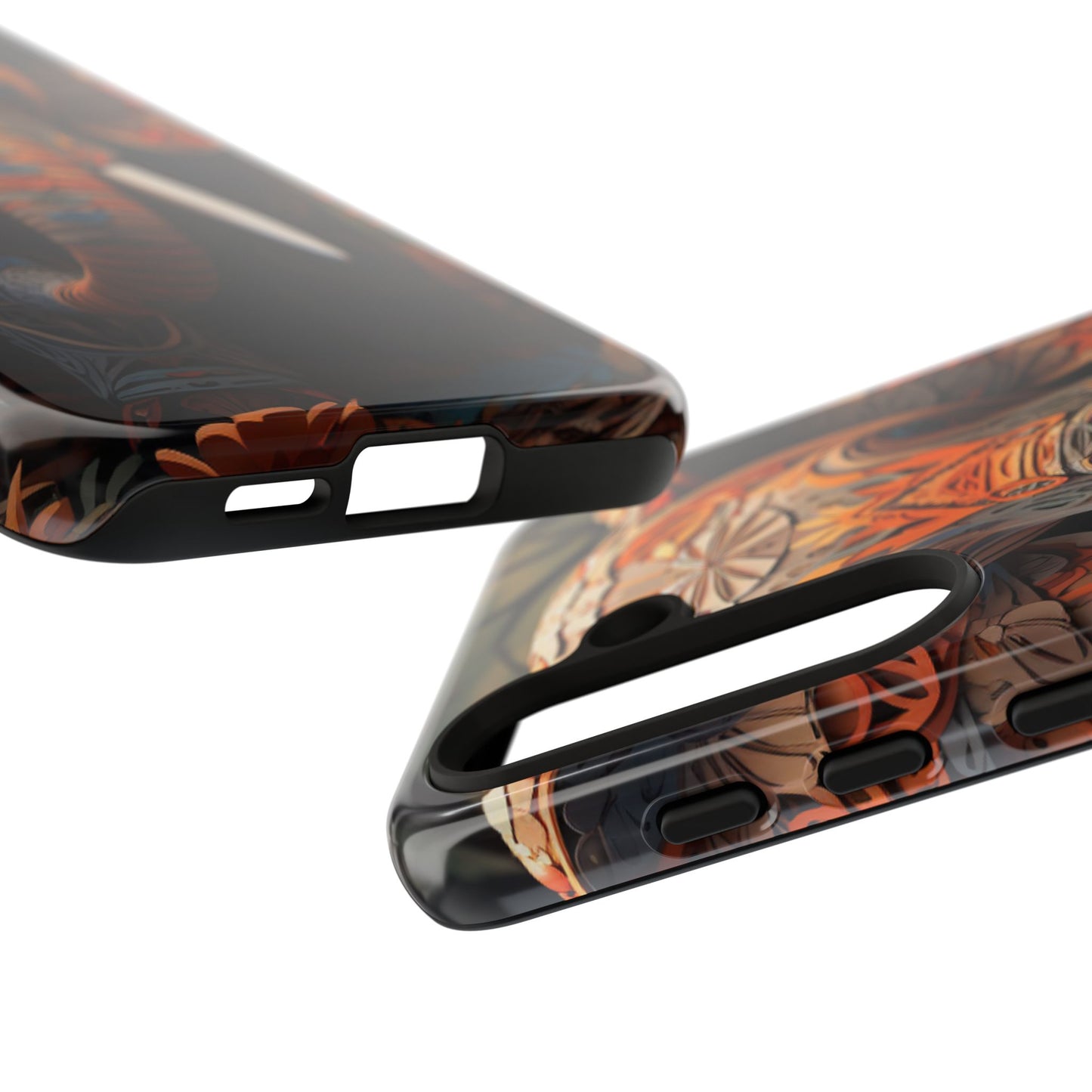 Elegant Artistic Elephant Mobile Cover – Intricate Paper-Cut Design