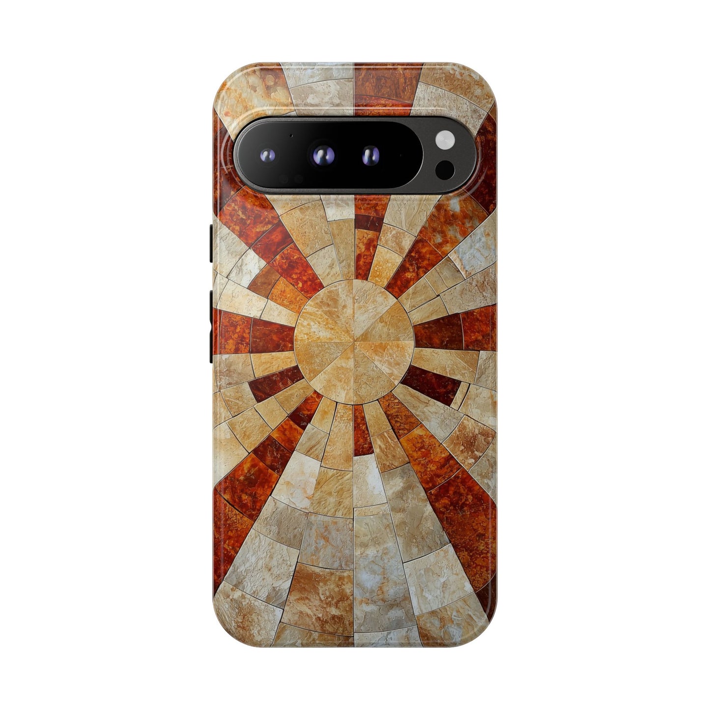 Boho Radiance Stone Mosaic Phone Case for iPhone, Pixel & Samsung