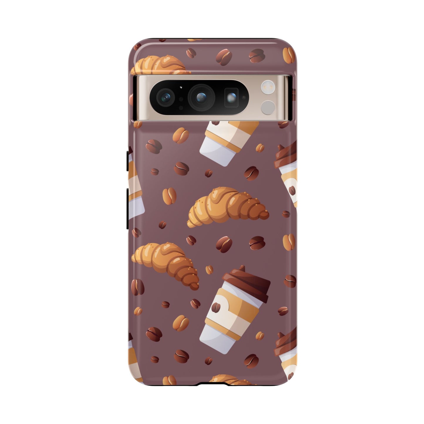 ]Kawaii Food Lover's Phone Case –Coffee Beans Phone Cover for iPhone, Google Pixel, Samsung