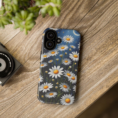 Witchy Daisy Flowers Phone Case Vintage Botanical Cover
