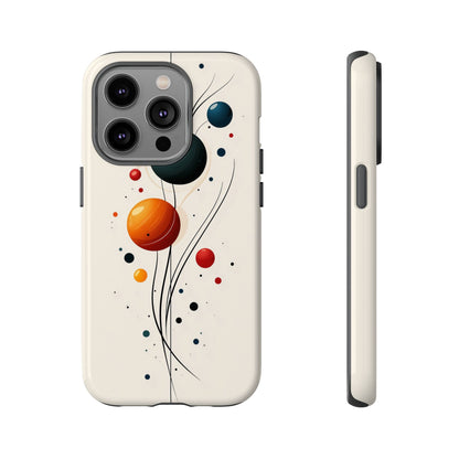 Modern Orbit Abstract Phone Case – Minimal Planet-Inspired Design for iPhone, Samsung & Pixel
