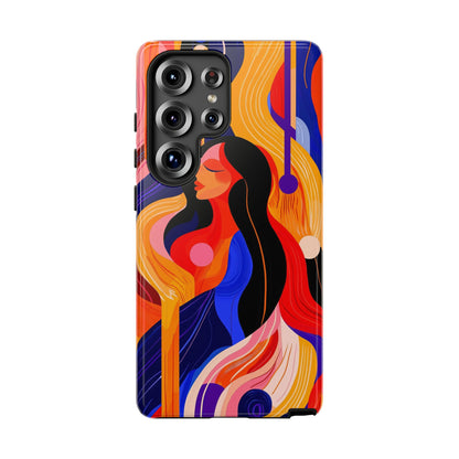 Muse in Motion – Abstract Goddess Phone Case for iPhone, Samsung & Pixel