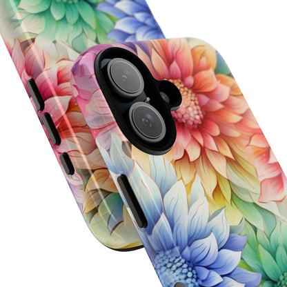 Rainbow Bloom Mandala Floral Mobile Case