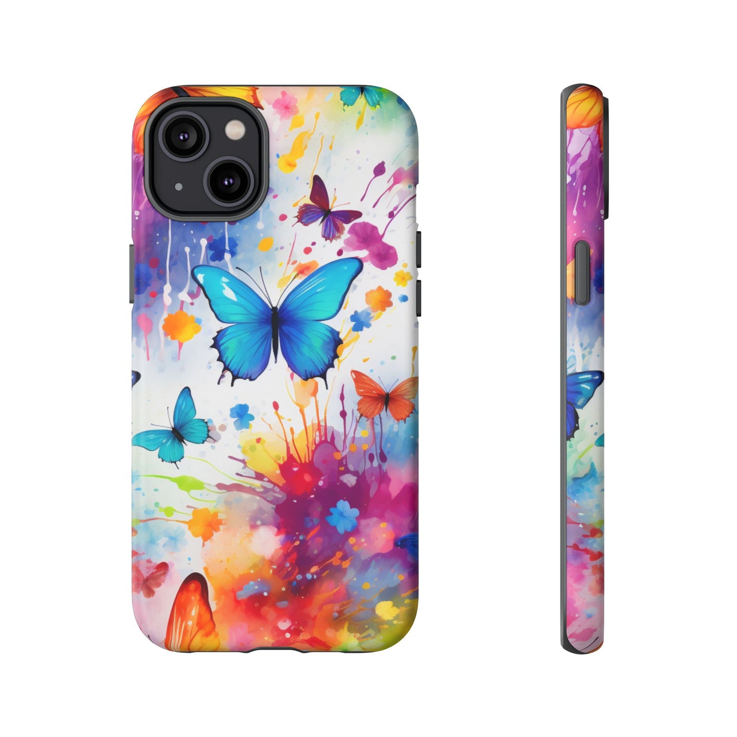 Vibrant Watercolor Butterfly Mobile Case