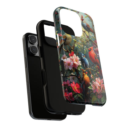 Floral Birds Phone Case – Cute & Protective Cover for iPhone, Samsung & Google Pixel