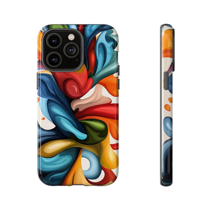 Chromatic Swirl – Abstract Expression Phone Case for iPhone, Samsung & Pixel