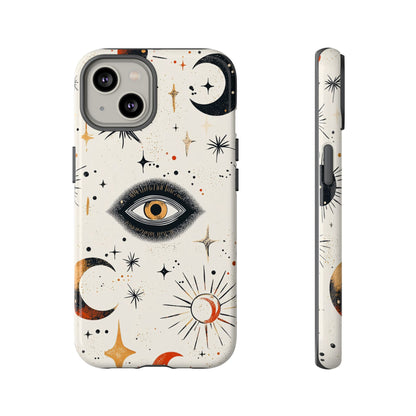Mystic Moon & Stars Boho Phone Case for iPhone, Pixel & Samsung