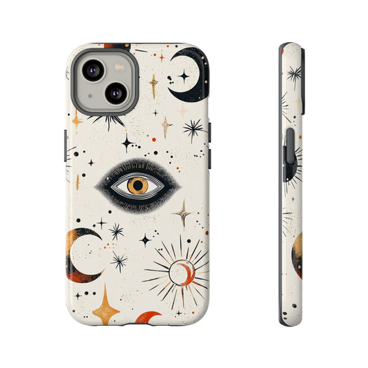 Mystic Moon & Stars Boho Phone Case for iPhone, Pixel & Samsung