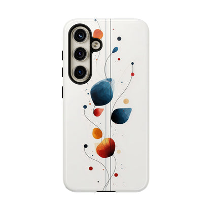 Celestial Dots Abstract Phone Case – Space-Inspired Art for iPhone, Samsung & Pixel