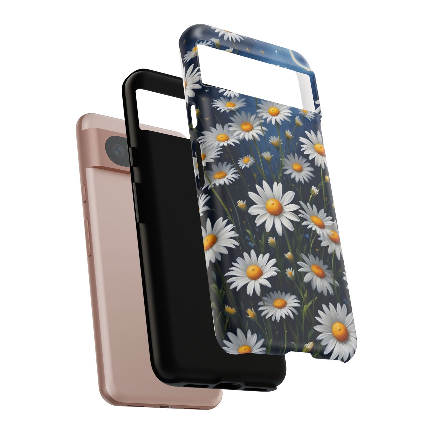 Witchy Daisy Flowers Phone Case Vintage Botanical Cover