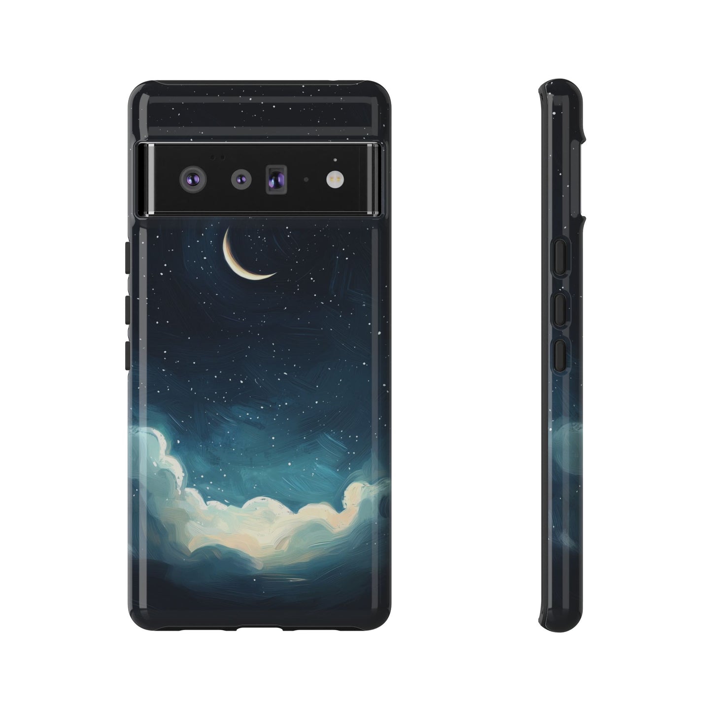 Midnight Aurora Watercolor Phone Case for iPhone, google Pixel & Samsung