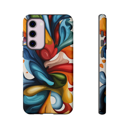 Chromatic Swirl – Abstract Expression Phone Case for iPhone, Samsung & Pixel