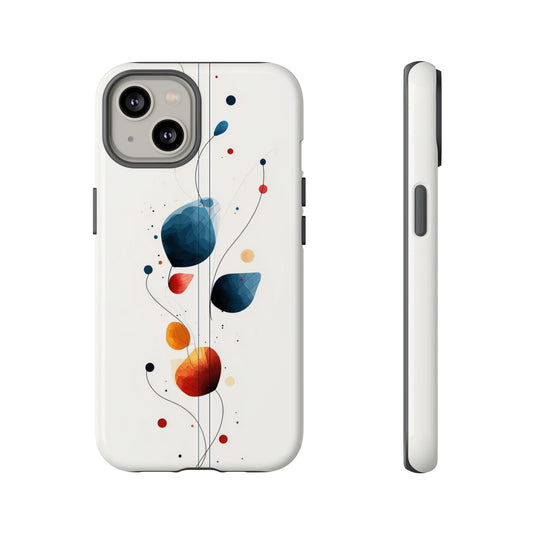 Celestial Dots Abstract Phone Case – Space-Inspired Art for iPhone, Samsung & Pixel